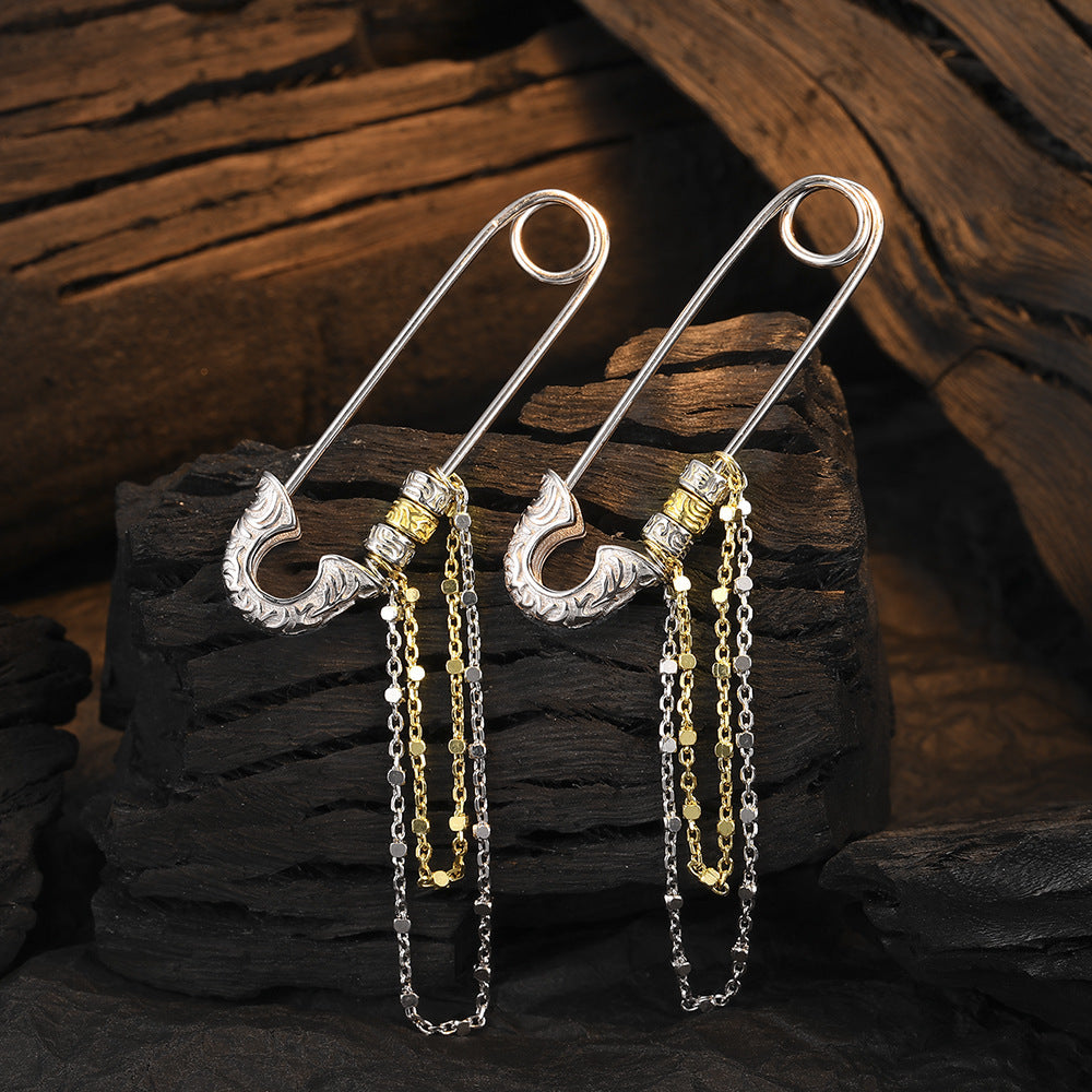 Safety Pin Earrings