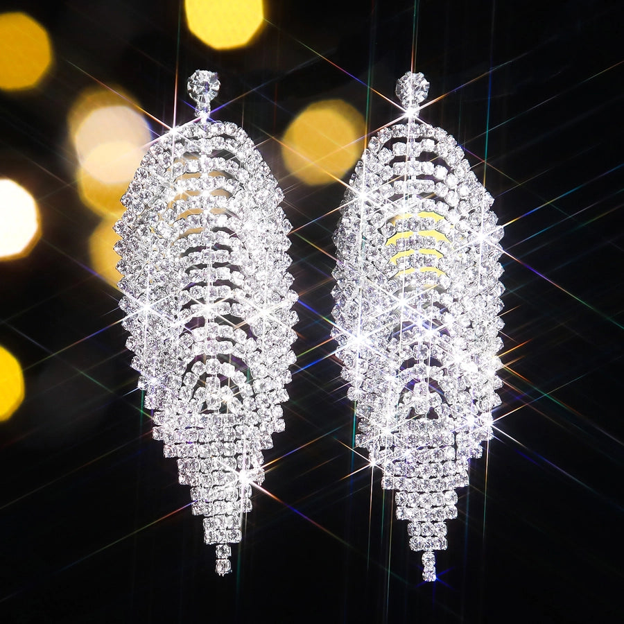 Diamond Dazzle Drop Earrings