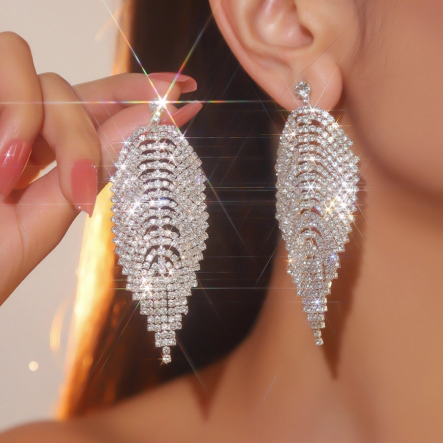 Diamond Dazzle Drop Earrings