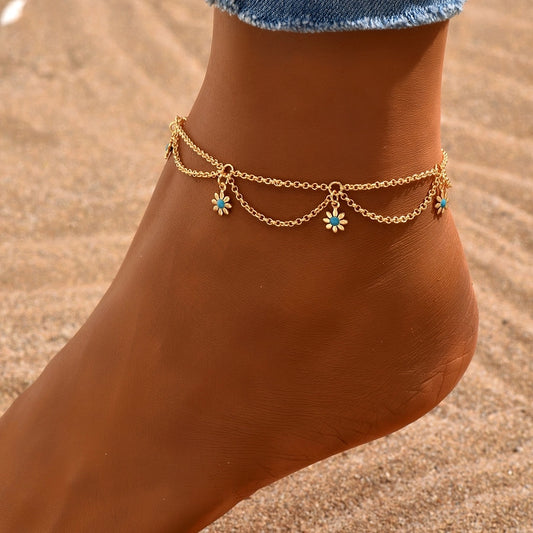 Dawn Flower Anklet