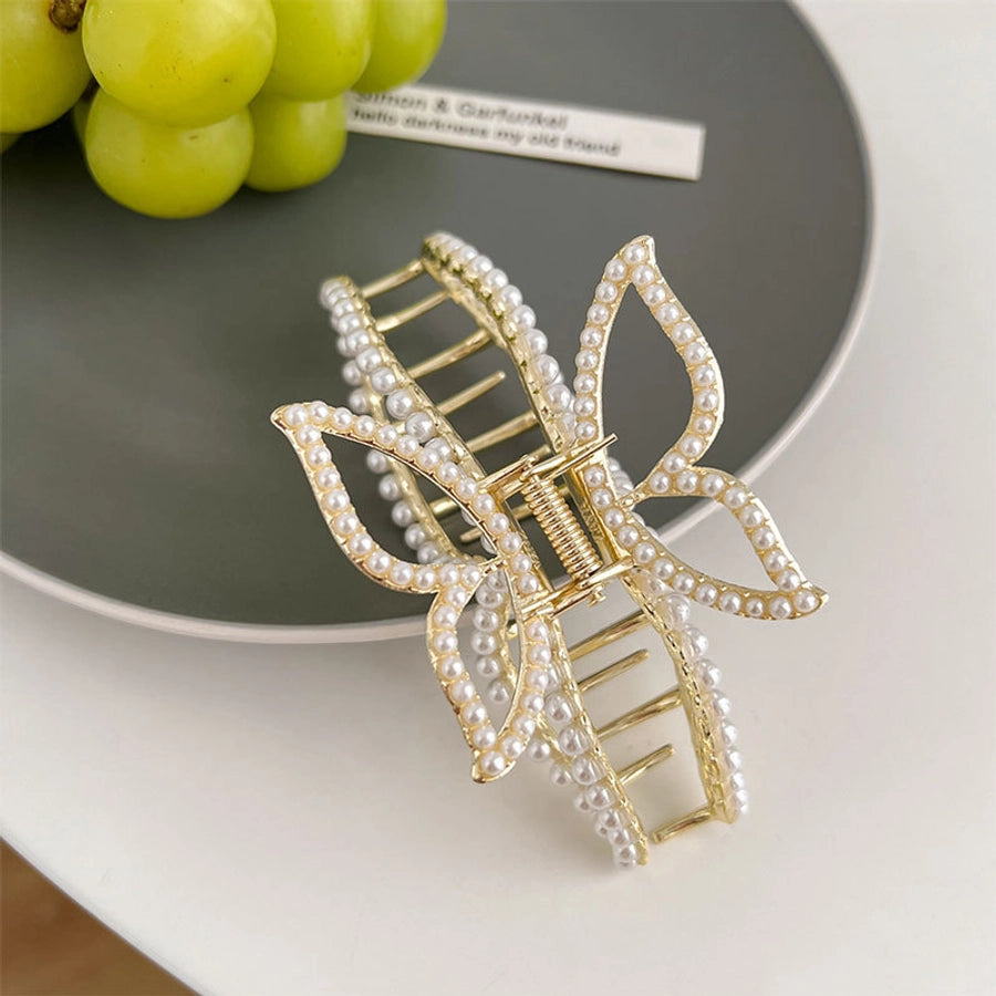 Pearl Butterfly Hair Clip