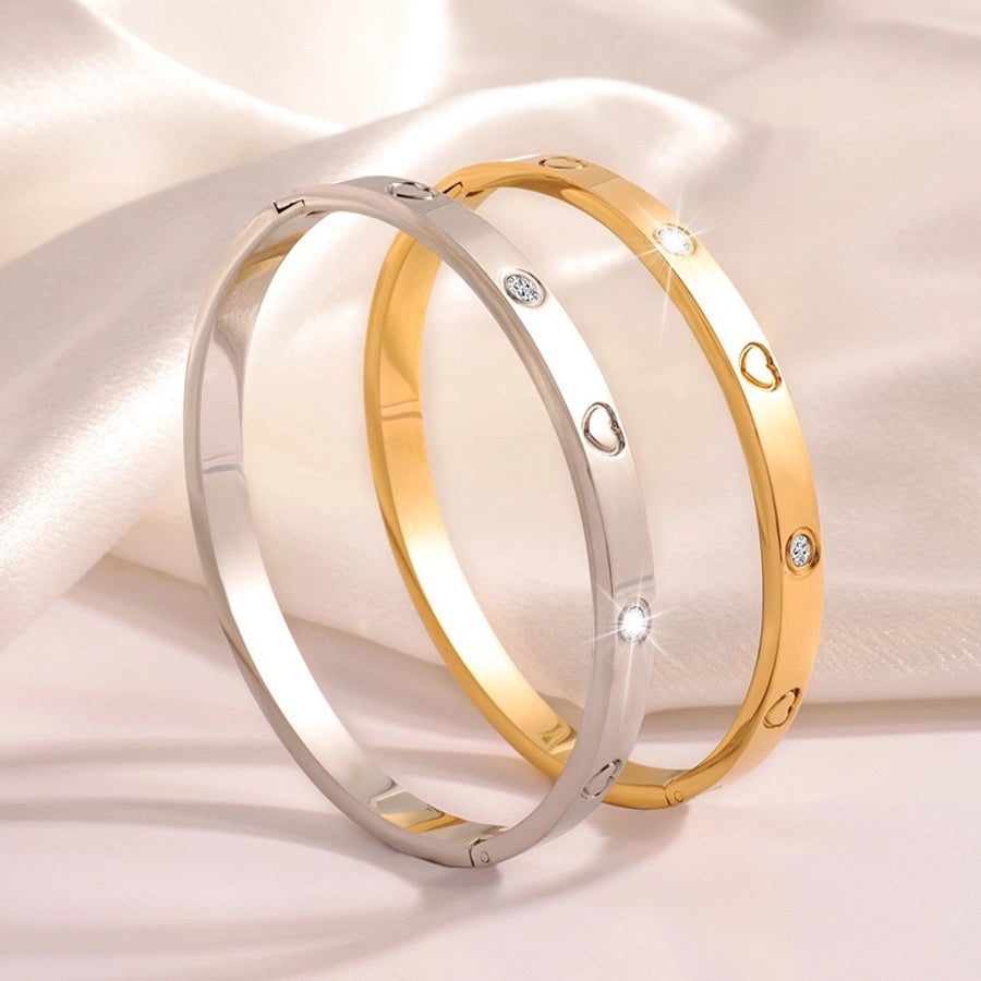 Heart & Clover Bangle Collection